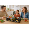 Gratar raclette Techwood TRGP-896, 1200W, Termostat, 8 mini raclette, Protectie dubla, Negru