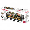 Gratar raclette Techwood TRGP-896, 1200W, Termostat, 8 mini raclette, Protectie dubla, Negru