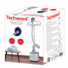 Уред за гладене с пара Techwood TDV-2006, 2000W, 2.8 l, 30 g/min, 90 min, Термична защита, 2 настройки, Бял