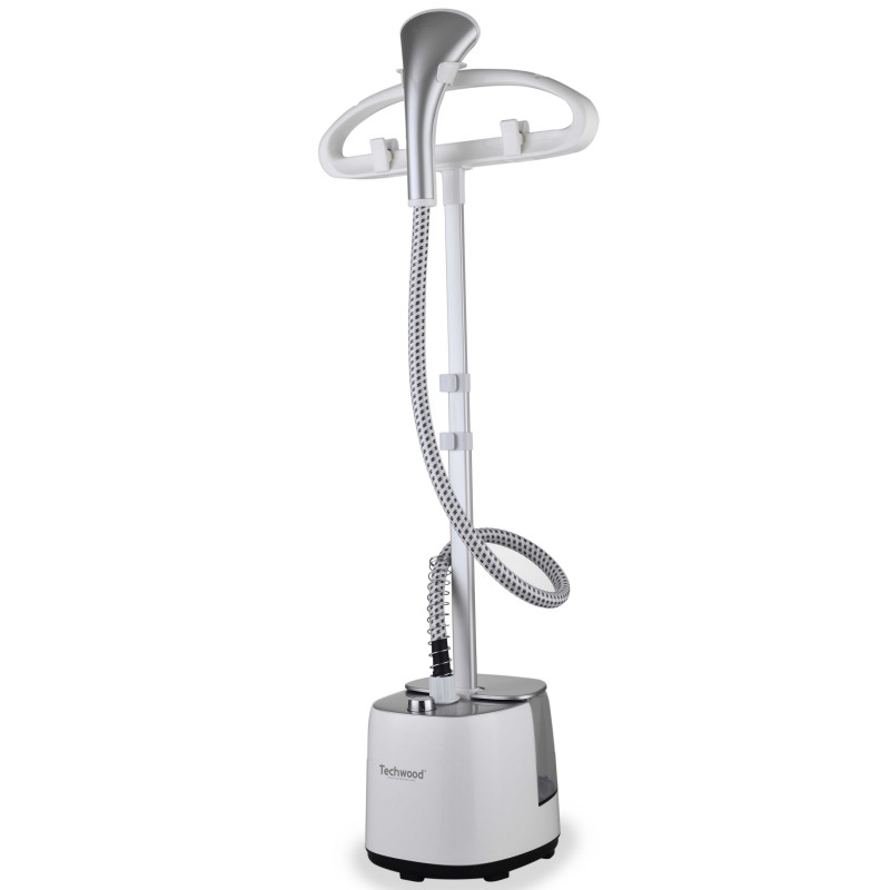 Aparat de calcat cu aburi Techwood TDV-2006, 2000W, 2.8 l, 30 g/min, 90 min, Protectie termica, 2 setari, Alb