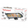 Techwood TTP-2343, 2000W, 43x23 cm, tapadásmentes bevonat, termosztát, fekete színű
