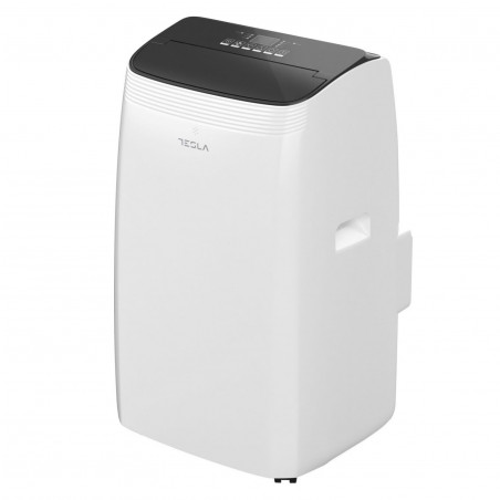 Aparat de aer conditionat portabil Tesla TTMYW-09CHW, 90000 BTU, 25 m², 390 m³/h, Wi-Fi, Fara scurgere, R290, Afisaj LED, Dezumidificare, Mod de noapte, Alb