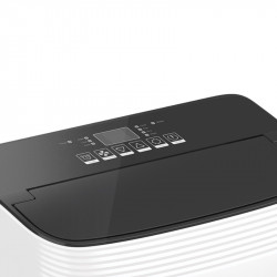 Мобилен климатик Tesla TTMYW-09CHW, 9000 BTU, 25 м2, 390 м3/ч, Wi-Fi, Drain Free, R290, LED дисплей, Обезвлажняване, Нощен режим, Бял