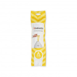 Торбички за кош Brabantia PerfectFit Sort&Go/Touch 647033, Размер A, 3-5 л, 20 броя, Бял