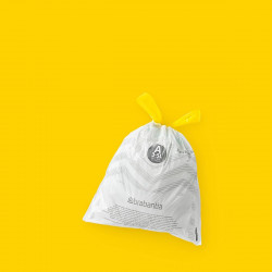 Σακούλες απορριμμάτων Brabantia PerfectFit Sort&Go/Touch 647033, μέγεθος Α, 3-5 l, 20 τεμάχια, λευκό