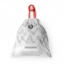 Торбички за кош Brabantia PerfectFit Slide/Paper Bin 647034, Размер B, 5-7 л, 20 броя, Бял