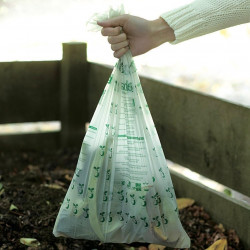 Торбички за кош Brabantia PerfectFit 647032, Размер K, 10 л, 10 броя, Биоразградими, Зелен