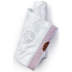 Brabantia PerfectFit FlatBack+/Touch Trash Bags 647040, Size L, 40–45 L, 10-pack, White