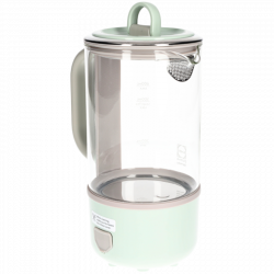 BUYDEEM K314 Electric Kettle, 300W, 0.6 L, 3-stage timer, 3 temperature settings, Keeps warm for up to 8 hours, Light green