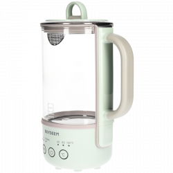 Canа electricа BUYDEEM K314, 300W, 0.6 L, Timer cu 3 trepte, 3 setari de temperatura, Mentine caldura pana la 8 ore, Verde deschis