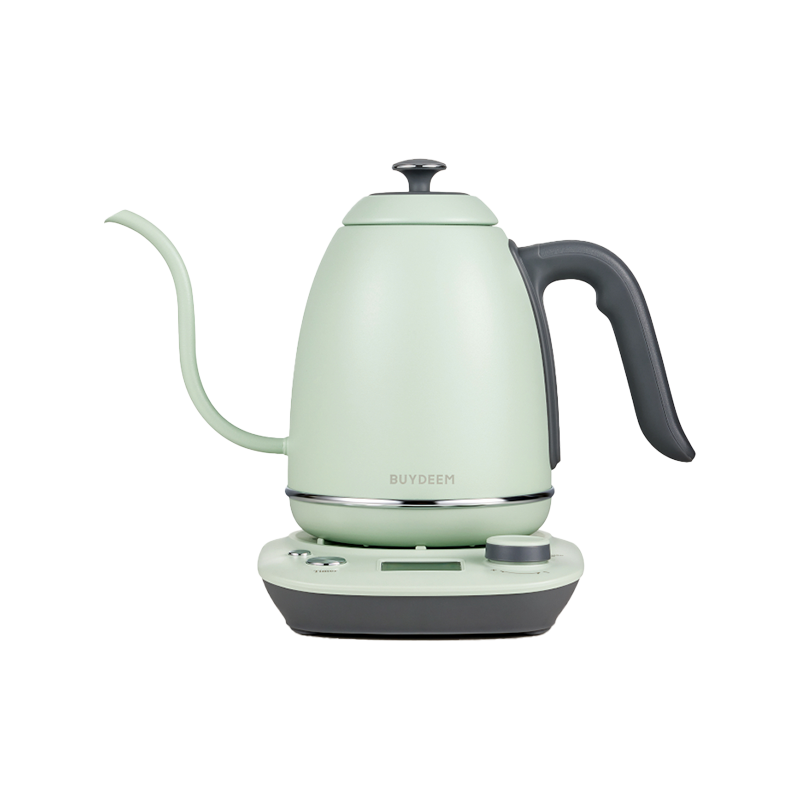 Ηλεκτρικός βραστήρας BUYDEEM K821, 1000W, 0.8 l, Keep warm, τεχνολογία αισθητήρα NTC, LCD, ανοιχτό πράσινο