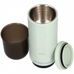 Espressor portabil BUYDEEM Outin Nano OTEM-01, 7500 mAh, 20 bar, 50 ml, 12/24V, Incarcare USB Type-C, Cafea macinata si capsule, Verde