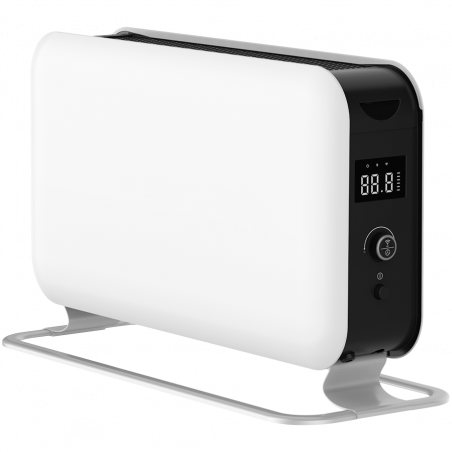 Конвектор за под Mill WiFI Gen 3, 1500W, 20 m2, Wi-fi, Bluetooth, LED дисплей, Функция отворен прозорец, Дистанционно управление, Бял