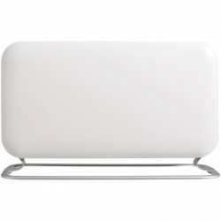 2000W portable convection heatet, LED display, steel fronts, fan,alu feet