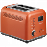 BUYDEEM DT730E Toaster, 900W, 2 slots, 9 automatic programs, 9 browning levels, stainless steel body, LCD display, LED indicators, self-centering, timer, orange
