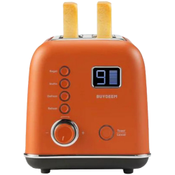 BUYDEEM 2 Slice Automatic Metal Toaster, model DT730E, color Koi Red, EU