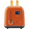 BUYDEEM DT730E Toaster, 900W, 2 slots, 9 automatic programs, 9 browning levels, stainless steel body, LCD display, LED indicators, self-centering, timer, orange