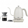 BUYDEEM K821 Gooseneck Electric Kettle, 1000W, 0.8 L, Keep Warm Function, NTC Sensor Technology, LCD, White
