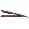 Tesla STH520BBW Hair Straightener, 65W, 10 temperature settings, Floating plates, Ceramic tourmaline coating, Digital display, Up to 230°C, Burgundy