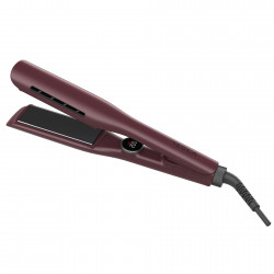 Tesla STH520BBW Hair Straightener, 65W, 10 temperature settings, Floating plates, Ceramic tourmaline coating, Digital display, Up to 230°C, Burgundy