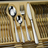 Kinghoff KH 3509 72-Piece Cutlery Set, Serves 12, Case, Stainless Steel, Silver