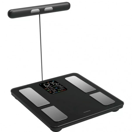 Кантар - анализатор Klausberg KB 7856, До 180 кг, Bluetooth, Android/iOS, LCD дисплей, 14 телесни стойности, Черен