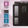 Кантар - анализатор Klausberg KB 7856, До 180 кг, Bluetooth, Android/iOS, LCD дисплей, 14 телесни стойности, Черен