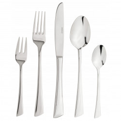Kinghoff KH 3520 72-Piece Cutlery Set, Serves 12, Case, Stainless Steel, Silver
