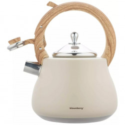 Βραστήρας σφυρίχτρας Klausberg KB 7919, 2,8 l, Θερμομονωμένη λαβή, Επαγωγικός, Μπεζ