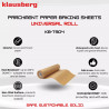 Klausberg KB 7904 Baking Paper, 50 m Roll, 38 cm Wide, -40 to 230°C, All-Purpose, Non-Stick, Brown