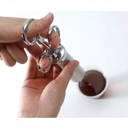 Σύριγγα μαριναρίσματος κρέατος Klausberg KB 7842, 60 ml, 3 βελόνες, Ανοξείδωτο ατσάλι, χωρίς BPA, Ασημί