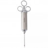 Σύριγγα μαριναρίσματος κρέατος Klausberg KB 7842, 60 ml, 3 βελόνες, Ανοξείδωτο ατσάλι, χωρίς BPA, Ασημί