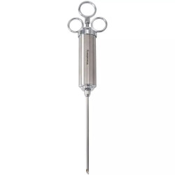 Seringa pentru marinat carne Klausberg KB 7842, 60 ml, 3 ace, Otel inoxidabil, Fara BPA, Argintiu