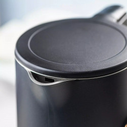 Cana elctrica Klausberg KB 7892, 2200W, 1,7 l, 13 setari, 4 programe, Afisaj LED, Baza rotativa, Negru / Roz auriu