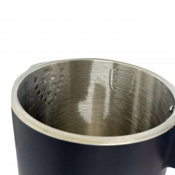 Електрическа кана Klausberg KB 7892, 2200W, 1.7 л, 13 настройки, 4 програми, LED дисплей, Въртяща се основа, Черен/Розово злато