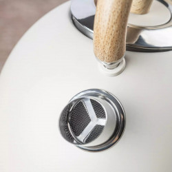 Ηλεκτρικός βραστήρας με θερμόμετρο Klausberg KB 7906, 2200W, 1.8 l, Ένδειξη στάθμης νερού, Προστασία υπερθέρμανσης, Κρέμα