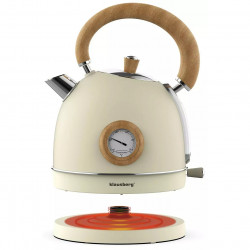 Ηλεκτρικός βραστήρας με θερμόμετρο Klausberg KB 7906, 2200W, 1.8 l, Ένδειξη στάθμης νερού, Προστασία υπερθέρμανσης, Κρέμα