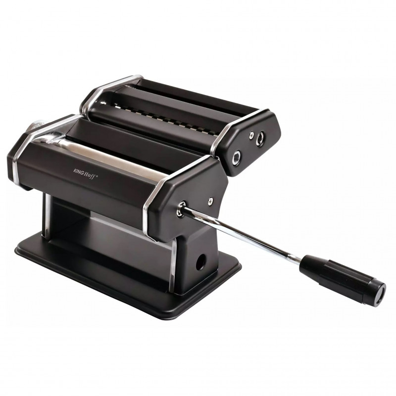 Kinghoff KH 1927 tésztagép, állítható tésztavastagság, cserélhető kések, fekete színű
