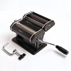 Μηχανή ζυμαρικών Kinghoff KH 1927, Ρυθμιζόμενο πάχος ζύμης, Ανταλλάξιμες λεπίδες, Μαύρο