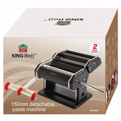 Masina de paste Kinghoff KH 1927, Grosimea aluatului reglabila, Lame interschimbabile, Negru