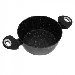 Set oale si tigai Klausberg KB 7322, 15 piese, Termocuplu, Orificiu de turnare, Inductie, Negru