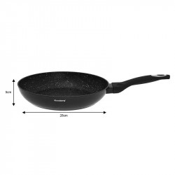 Set oale si tigai Klausberg KB 7322, 15 piese, Termocuplu, Orificiu de turnare, Inductie, Negru