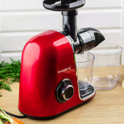 Storcator de fructe si legume Klausberg KB 7870, 150 W, 700 ml, Reverse, Accesorii, Rosu