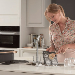 Ninja AF500EUDBCP διπλή φριτέζα ζεστού αέρα, 10,4 l, 7 προγράμματα, χρονοδιακόπτης, ανεξάρτητες ζώνες, μαύρο/χάλκινο