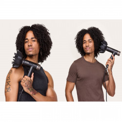 Shark SpeedStyle Pro HD752EU Hair Dryer, 1750W, 3 speeds, 4 heat settings, Automatic heat and airflow adjustment, Ionization, Cool Shot, 5 attachments, Black