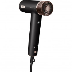 Uscător de păr Shark SpeedStyle Pro HD752EU, 1750W, 3 viteze, 4 setări de temperatură, Reglare automată a temperaturii și fluxului de aer, Ionizare, Cool Shot, 5 accesorii, Negru