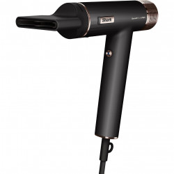 Πιστολάκι Μαλλιών Shark SpeedStyle Pro HD752EU, 1750W, 3 ταχύτητες, 4 ρυθμίσεις θερμοκρασίας, Αυτόματη ρύθμιση θερμοκρασίας και ροής αέρα, Ιονισμός, Cool Shot, 5 εξαρτήματα, Μαύρο