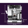Espressor automat Ninja Luxe Café Pro TES701EU 3 în 1, 1650W, 15 bar, Boabe de cafea 250 g, 2 l, Barista Assist, 5 setări pentru spuma, 9 tipuri de espresso, Inox