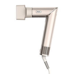 Shark FlexStyle HD424SLEU Σίδερο και στεγνωτήρας μαλλιών, 1400W, 3 ταχύτητες, αυτόματη μπούκλα Coanda, 3 εξαρτήματα, προστασία από τη θερμότητα, Cool Shot, ασημί/σαμπάνια