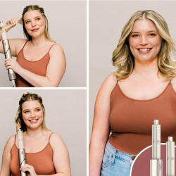 Маша за коса и сешоар Shark FlexStyle HD424SLEU, 1400W, 3 скорости, Coanda, Автоматично навиване, 3 приставки, Топлинна защита за косата, Cool Shot, Индикатори, Сребрист/шампанско